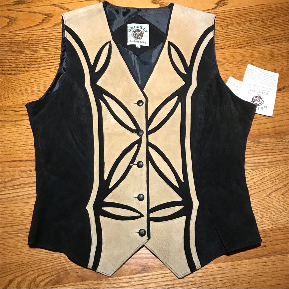 Suede Two Tone Vest - NWT